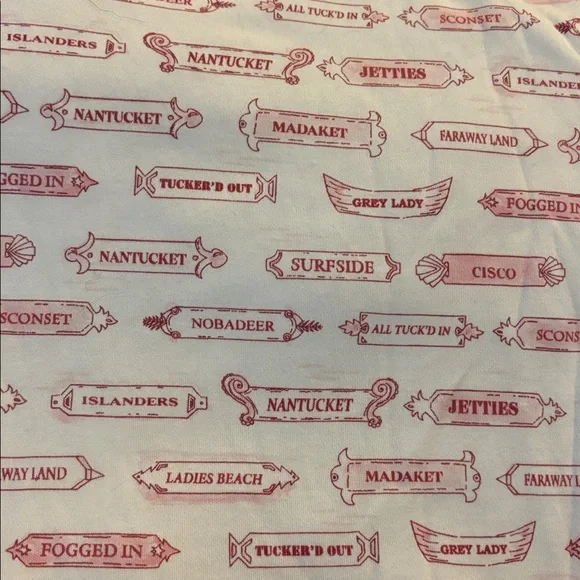 Erica Wilson Nantucket Pajama Set – XL – Pima Cotton - Picture 3 of 5